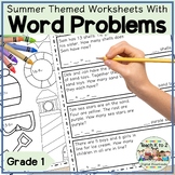Grades 1-2 Math Fact Practice Worksheets No Prep Summer Ma