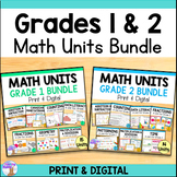 Grades 1 & 2 Math Units Bundle (Ontario) Print & Digital