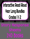 Grades 1 & 2 Year Long Interactive Read-Aloud Bundle