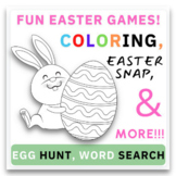 Easter Fun Games | Grades 1-4 | Egg Hunt, Coloring, Word S