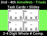 2nd-4th Number Sense Fluency-Triads Whole-Number Compariso