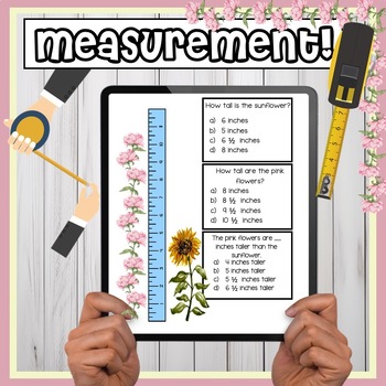 Preview of Grades 2-4 Math Measurement Powerpoint Slides (85 Questions)