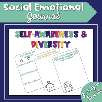 Preview of Social Emotional Journal for Grades 3-5