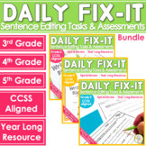 Grades 3-5 Daily Oral Language | Morning Work | Daily Revi