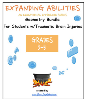 Preview of 3- 5th Grades, CCS: Geometry for Students w/ Traumatic Brain Injuries