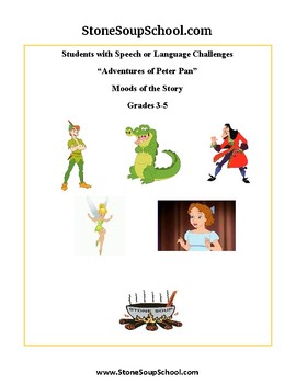 Preview of Grades 3- 5 "Peter Pan Adventures' for Speech/Language Challenged