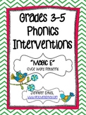 Long Vowels CVCe ~ Phonics Intervention, Grades 3-5 Lesson