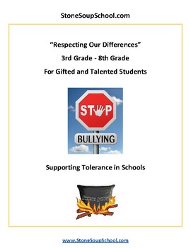 Preview of Grades 3-8, Respect Differences, Supporting Tolerance for Gifted/ Talented
