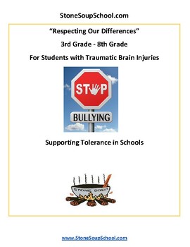 Preview of Grades 3- 8: Respecting Differences, Supporting Tolerance for Students w/ TBI
