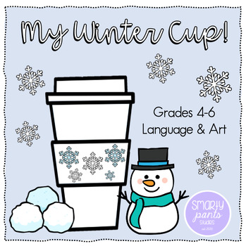Preview of Grades 4 - 6: Winter Cup Art / Media Print or Digital Media Project!