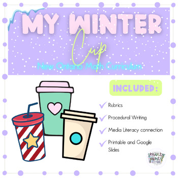 Preview of Grades 4 - 6: Winter Cup Art / Media Print or Digital Media Project!