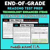 Grades 7-8 Reading EOG Test Prep - Technology Enhanced Que