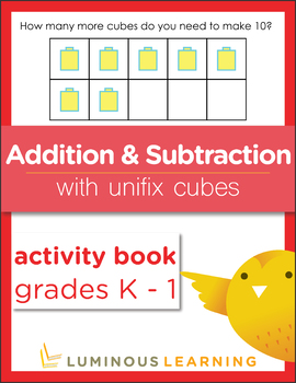 Preview of Grades K - 1 Addition and Subtraction with Unifix Cubes: Activity Book BUNDLE