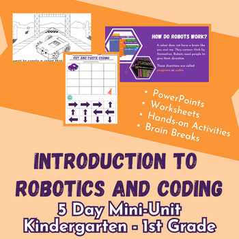 Preview of Grades K-1 Intro to Robotics and Coding
