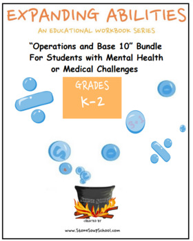 Preview of K- 2, CCS: Base 10 Math Bundle, M H or Med Challenges