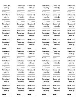 Grading Labels by Amanda Gibson | TPT