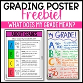 Grading Poster | Grades Anchor Chart