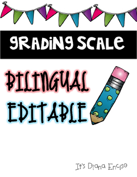 Preview of Grading Scale Bilingual