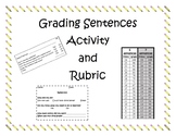 Grading Sentences Student Activity and Rubric