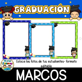 Marcos digitales, marco para invitacion de graduacion., rectángulo