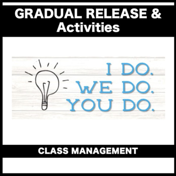 Preview of Gradual Release Classroom Layout 