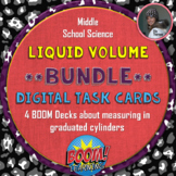 Graduated Cylinders and Liquid Volume Digital Task Card Bu