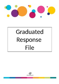 Preview of Graduated Response File (editable and fillable resource)