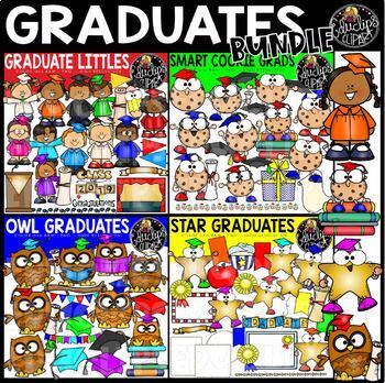 Graduates Clip Art Bundle Educlips Clipart by Educlips | TpT