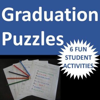 Preview of Graduation Activities and Fun Puzzles