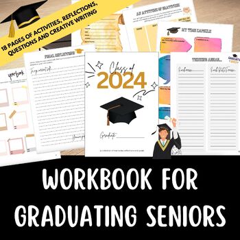 Preview of Graduation Activities for Seniors: 18 Page Engaging Booklet