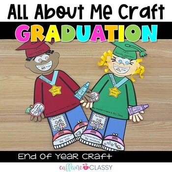 Preview of Graduation All About Me Kid Craft | Pre- K, Kindergarten, First Grade