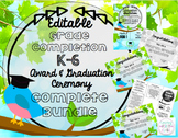 Graduation/Award Ceremony EDITABLE Invitations, Program, & Awards