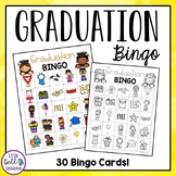 Graduation Bingo Game for Preschool - Third Grade