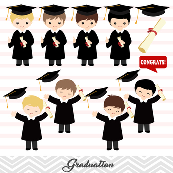 Download Grad 00203 Graduate Boys Graduate Digital Clip Art Preschool Kindergarten Graduation Clipart Instant Download Graduation Boys Clipart Clip Art Art Collectibles