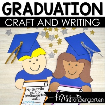 Preview of Kindergarten Graduation Craft and Editable Graduation Certificates & Diploma