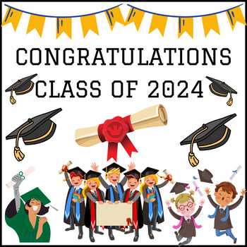 Preview of Graduation Bulletin Board Congratulations  Class Of 2024