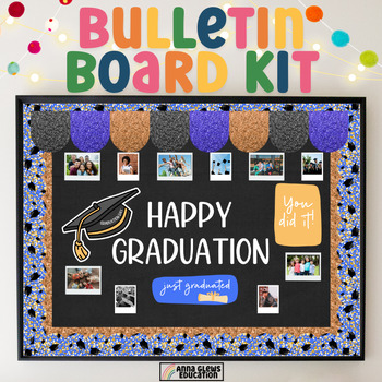 Preview of Graduation Bulletin Board Kit End of Year Classroom Decor