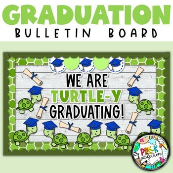 Preview of Graduation Bulletin Board |  Summer Decor | TURTLE Graduation Decor