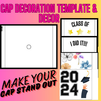Preview of Graduation Cap Decoration Template