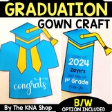 Graduation Cap Gown Craft Editable Last Day of School Sign