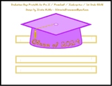 Graduation Cap Lavender Purple Paper Party Hat Printable C