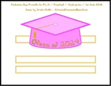Graduation Cap Orchid Lilac Pink Paper Party Hat Printable