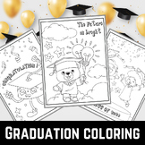 Graduation Celebration Coloring Pages - Congrats Grad Acti