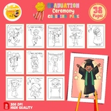 Graduation Ceremony Coloring Page