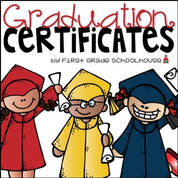 Preview of Graduation Certificates EDITABLE | Free End of Year Certificates