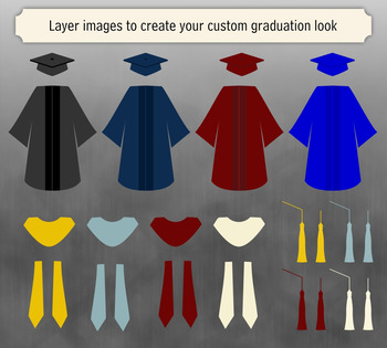 Graduation Clip Art (Set of 37) by Little Stuff | TpT