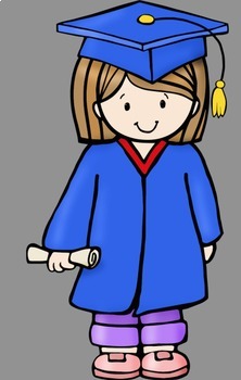 Graduation Day Clip Art by Whimsy Workshop Teaching | TpT
