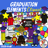 Graduation Elements Clipart | End of the Year Clipart [ART
