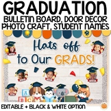 Graduation / End of Year Bulletin Board Animal Themed + Ph