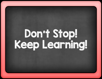 Preview of Graduation / End of the Year Song "Don't Stop, Keep Learning!"